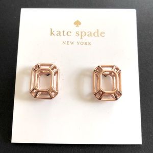 kate spade Rose Gold color studs